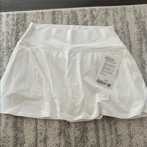 NWT lululemon white align skirt